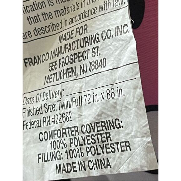 New Hello Kitty Kids Pink Floral Comforter Cover Twin Full - Picture 9 of 12